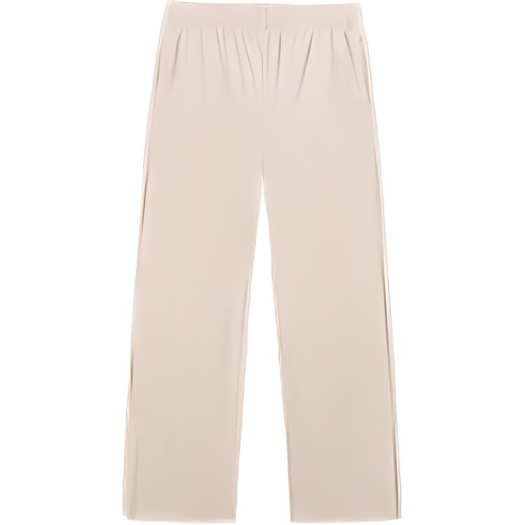 Anta Training Series Solid Color Casual Simple Straight Loose Knit Sports Pants Women Pants Nude-Khaki 162527305-4