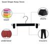 dailyPlastic Non Slip Pants Hangers with Clips Set of 5 Seamless Finish Organizer for Closet Space Saving SolutionDaily Products