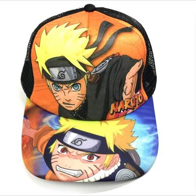 Anime Naruto Kapelusz Cosplay Czapka Kapelusz przeciwsłoneczny Czapka z siatki Regulowany kapelusz