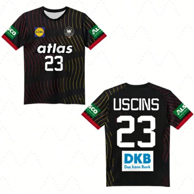 2026 German New Dhb Handball Jersey T Shirts Quick Drying Breathable Sportswear Short Sleeved Men's Outdoor Fitness Casual Tops
