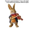1PCS The Bunny Standing Rabbit Outdoor Garden Statue Turtle Hedgehog Statue Full Color Finish Small Animals Decorations