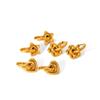 Hot-selling stylish versatile stainless steel earrings for women, heart flower pendant hoop earrings