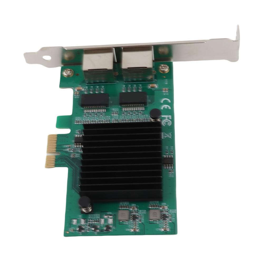 PCI-E Gigabit Netzwerkkarte Dual Port 1000Mbps 82576 Desktop-Computer Eingebaute Hochgeschwindigkeits-Dual-Port-Netzwerkkarte