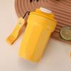 Large Capacity Thermal Cup with Lid Sports Cup Eight-Angle Coffee Cup  For Keeping Iced Coffee Tea