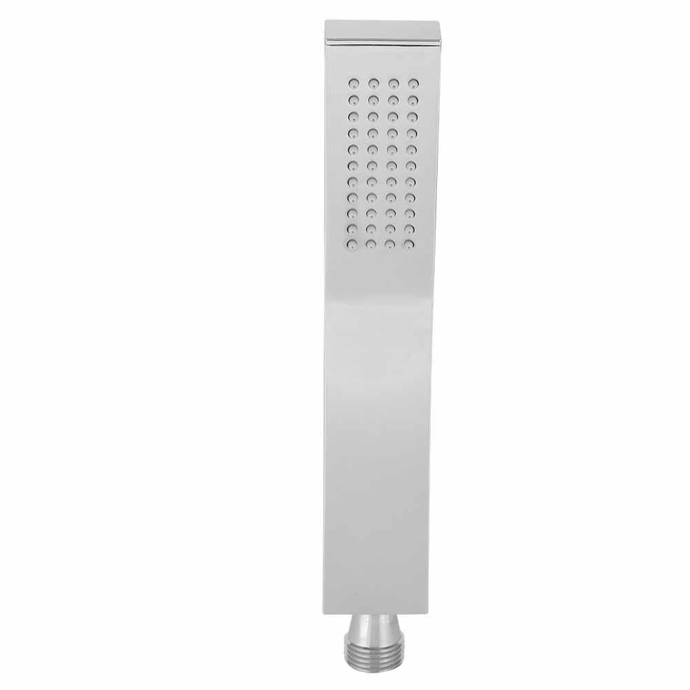 G1/2in Thread Brass Handheld Shower Head High Pressure Single Function Hand Sprayer Bathroom
