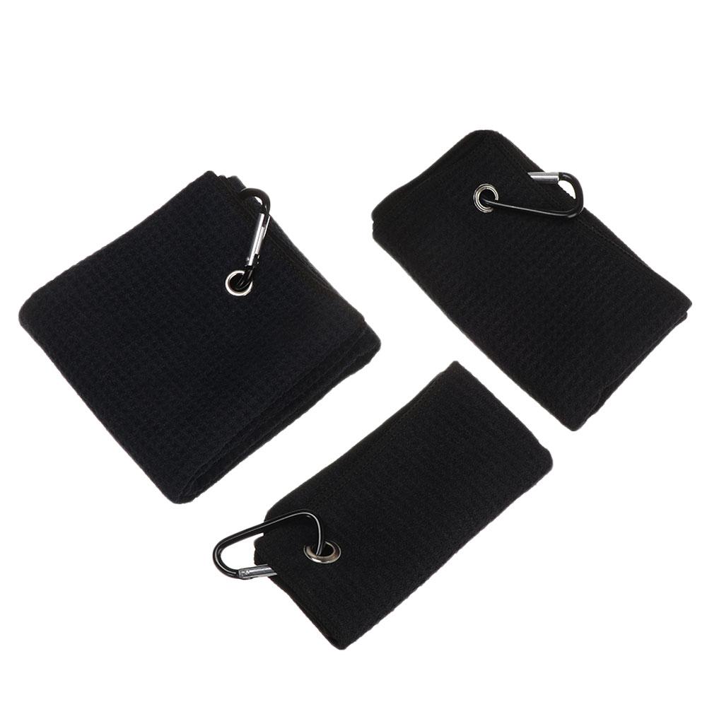 High Water Absorption Balls Hands Golf Towel Cleans Clubs With Carabiner Hook Cleaning Towels