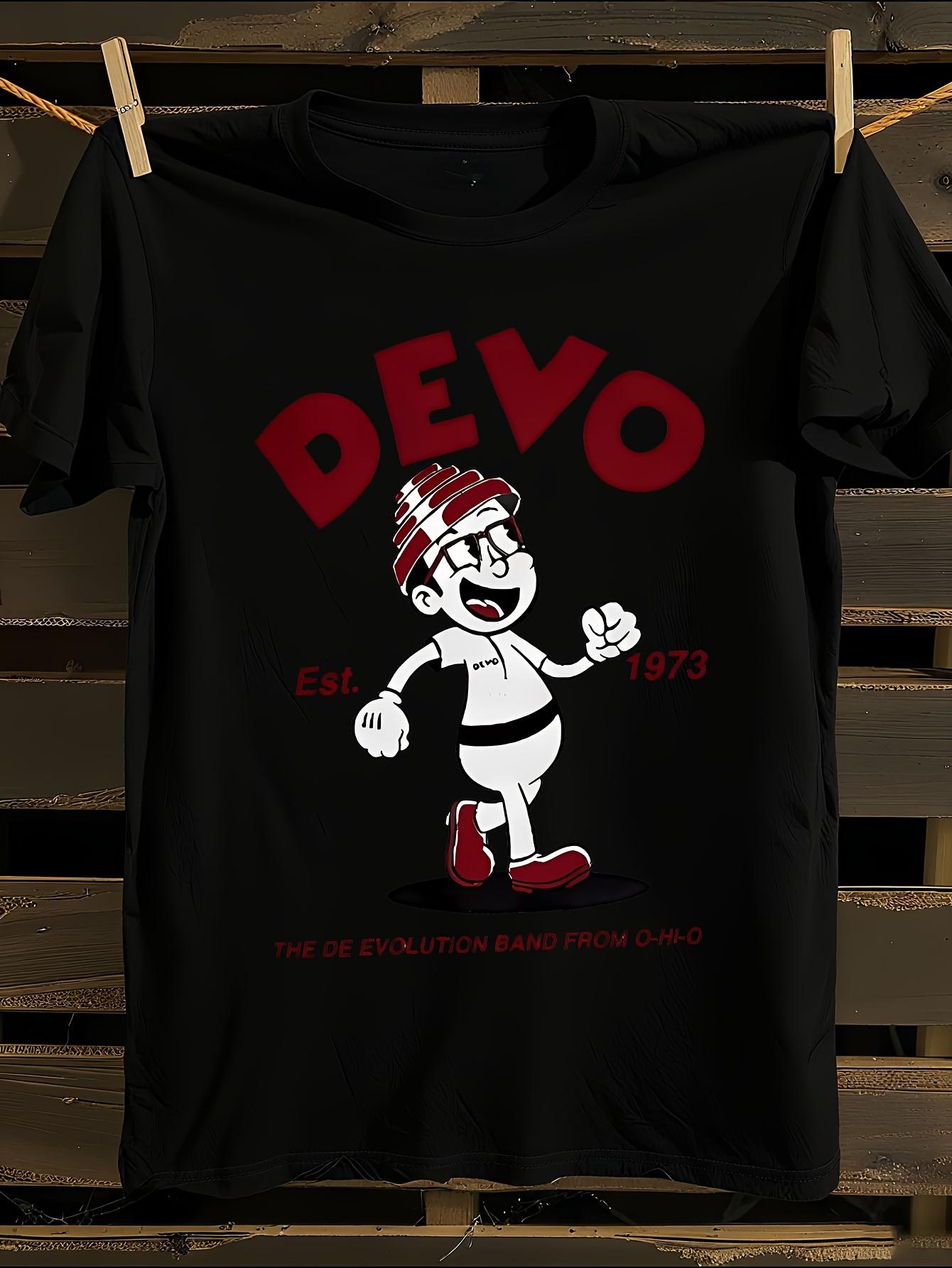 Rare Devo Band Official Vintage 1973 Graphic T-shirt XXL