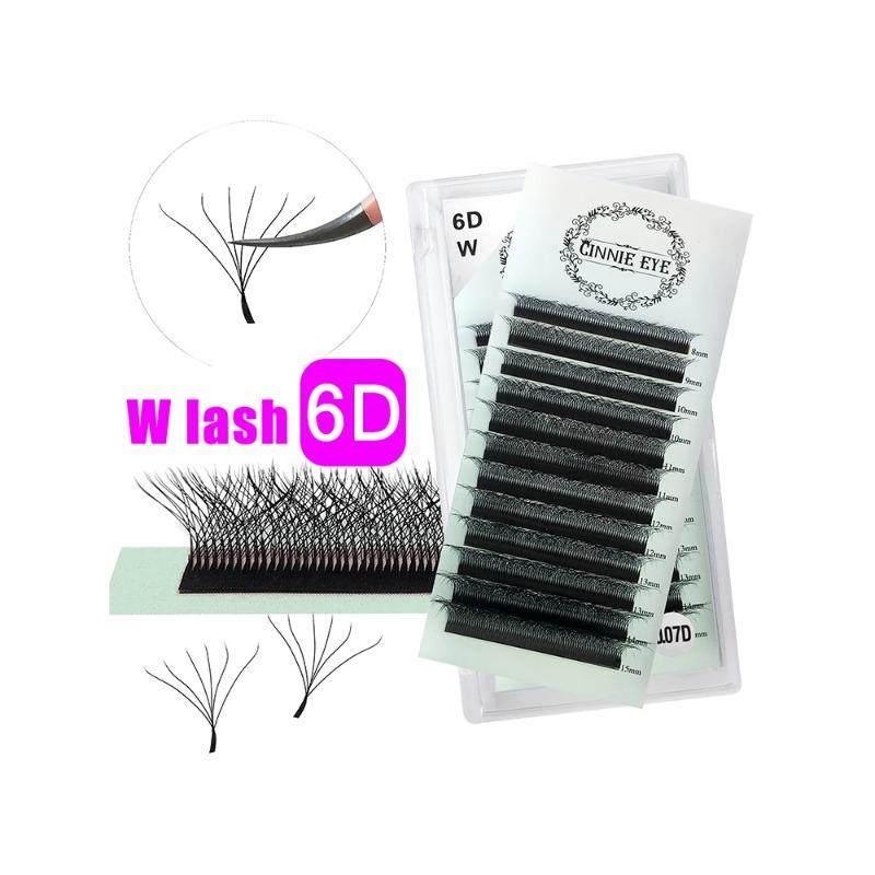 

4D W Наращивание ресниц 5D 3D Россия Объем W Ресницы Пушистые готовые веера Клевер Норка Искусственные ресницы Долли Гибридные ресницы 3D L&0.07mm&8-15mm MIX