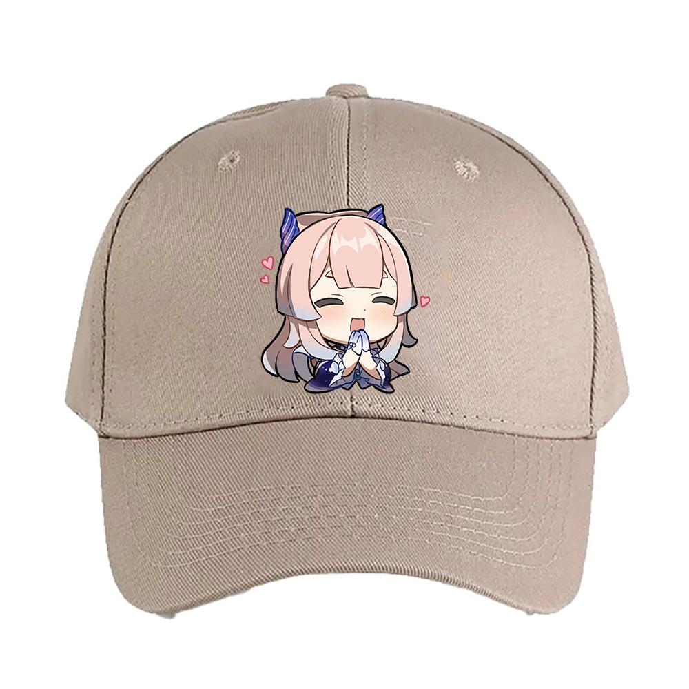 Chibi Kokomi Genshin Impact Cap Summer Woman Man Adult Casual Fashion Casual Adjustable Fishing Hat Sun Hat