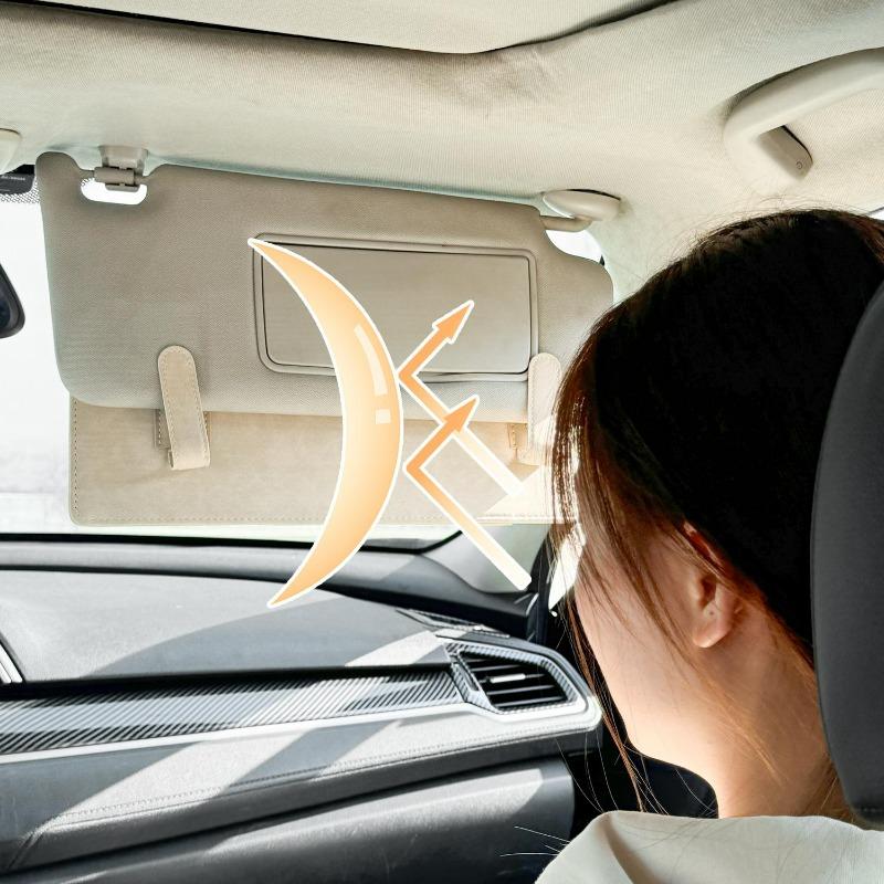 Universal Car Sun Visor Extender Anti-glare UV Retractable Sun Shield Multifunctional Accessories Easily Install Lightweight
