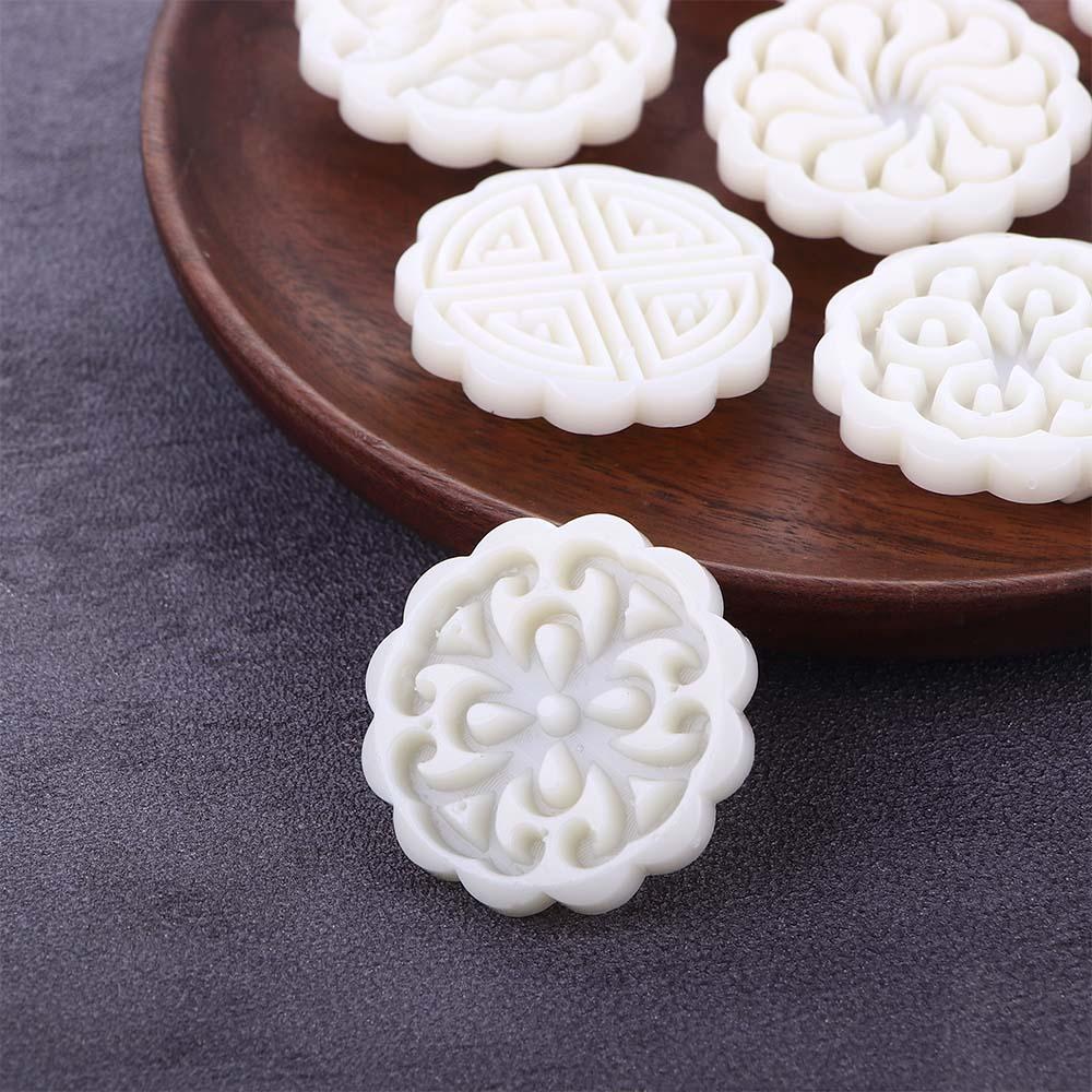 Decoration Mid-Autumn Festival Pastry Tool Moon Cake Mold Cookie Stamps Cookie Press Cake Plungers