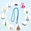 60 Cm Swing Hanging Rope, Professional Stainless Steel Hook And Loop, Home Hammock Hanging Rope Tool, Safe Load-Bearing 250Kg