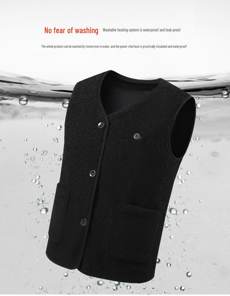 USB-Powered Heated Vest with 16 Zones - Autumn/Winter Warmth and Comfort