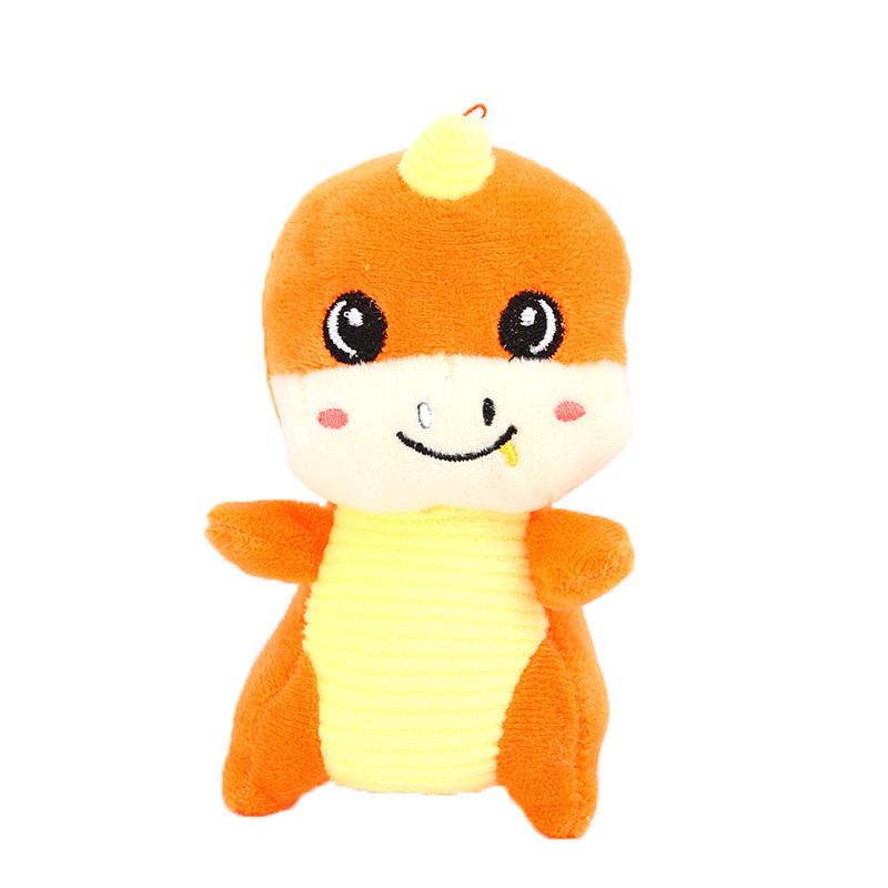 Cute Tiny Dinosaur Baby Plush Keychain Super Soft Crystal Velvet Stuffed