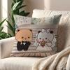 Cartoon BUBU DUDU Cute Cushion Cover Pillow Cover Decoration Room Home Sofa Living Office Car Nordic Simplicity