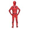 Kids Venom Costume Set with Mask, Premium Lycra 3D, Red 120cm, Ages 4-5