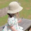 Spring Summer Children Straw Hats Outdoor Baby Sun Hat Trendy Lace Ribbon Straw Hat  for Kids