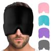 Form Fitting Gel Ice Headache Migraine Relief Hat Cold Compress Therapy Cap Relaxation Eyeshade Cover Shade