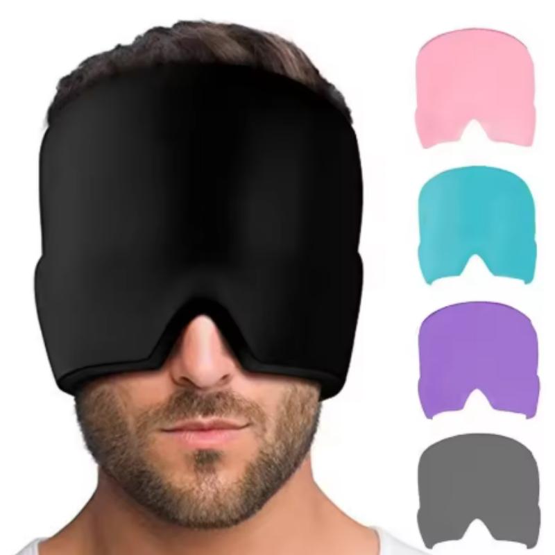 Form Fitting Gel Ice Headache Migraine Relief Hat Cold Compress Therapy Cap Relaxation Eyeshade Cover Shade