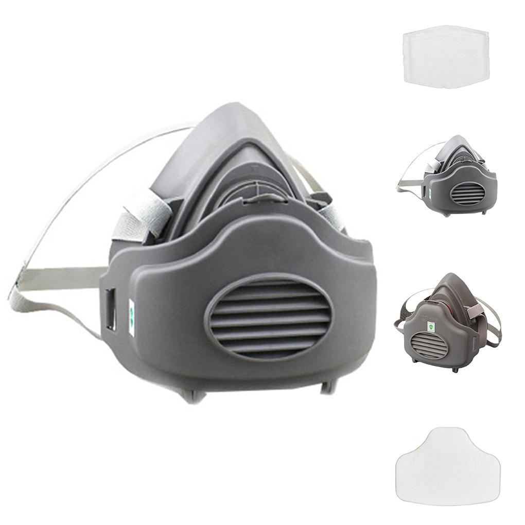 Anti-dust Mask Reusable Paint Spraying Respirator Chemical Welding Safety Industrial Dust Mask