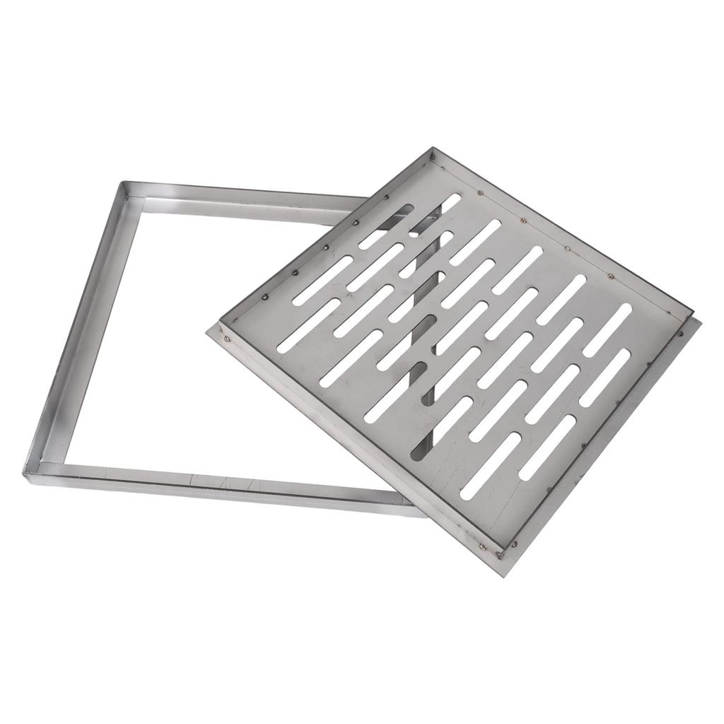 Multi-Hole Drain Cover Stainless Steel Drain Cover Wet Area Stability Efficient Drainage Solution Heavy-Duty Construction