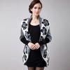 Autumn and Winter Cardigan Sweater Coat Women's Mid-length Thickened Long-sleeved Loose Knitted Sweater Large Size Shawl Mother Autumn Clothes