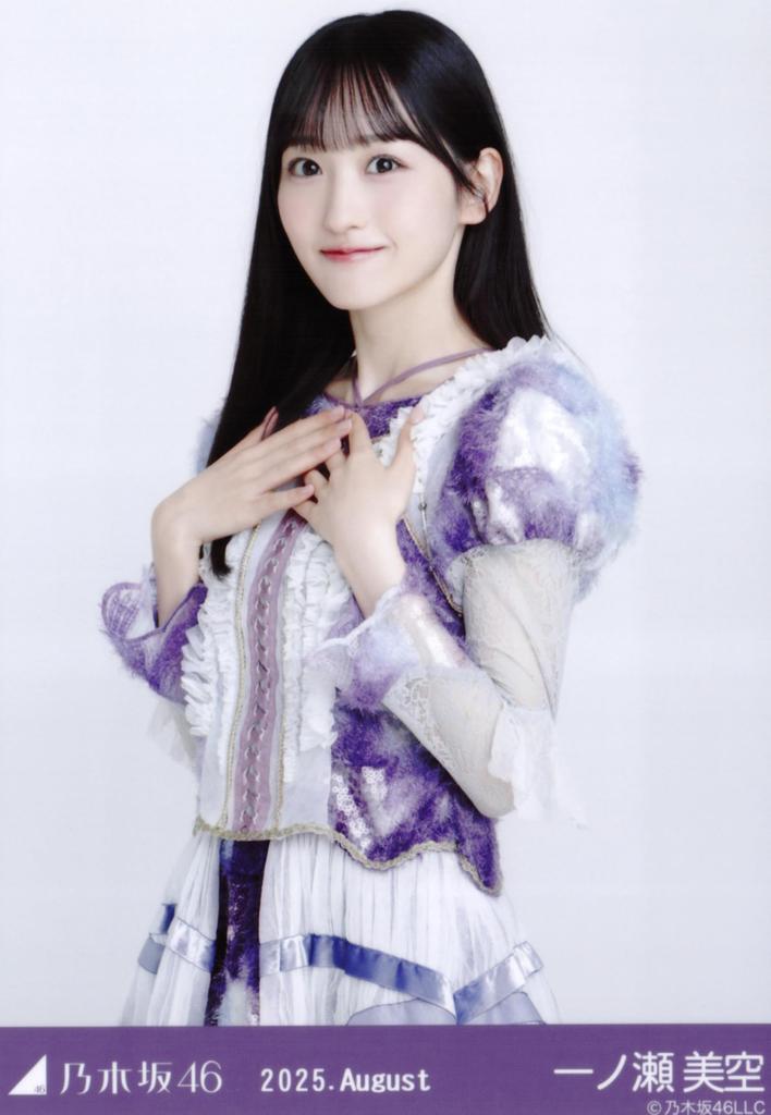 Nogizaka46 Raw Photo August 2025 13th BD Live Costume 1 Complete Set of 3 Ichinose Misora