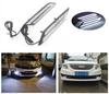 2 Pcs 12V Blade Shape HID White LED Vehicle Daytime Running Light Fog Lamp DRL
