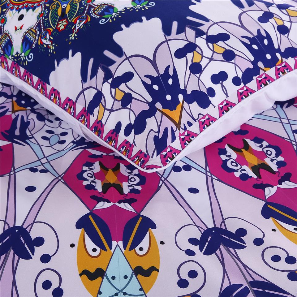 Żakardowy Zestaw Poszwy na Kołdrę Mandala Boho Pościel Super Miękka Wygodna Pościel Rozmiar Pojedynczy Podwójny 228x228 Gorący