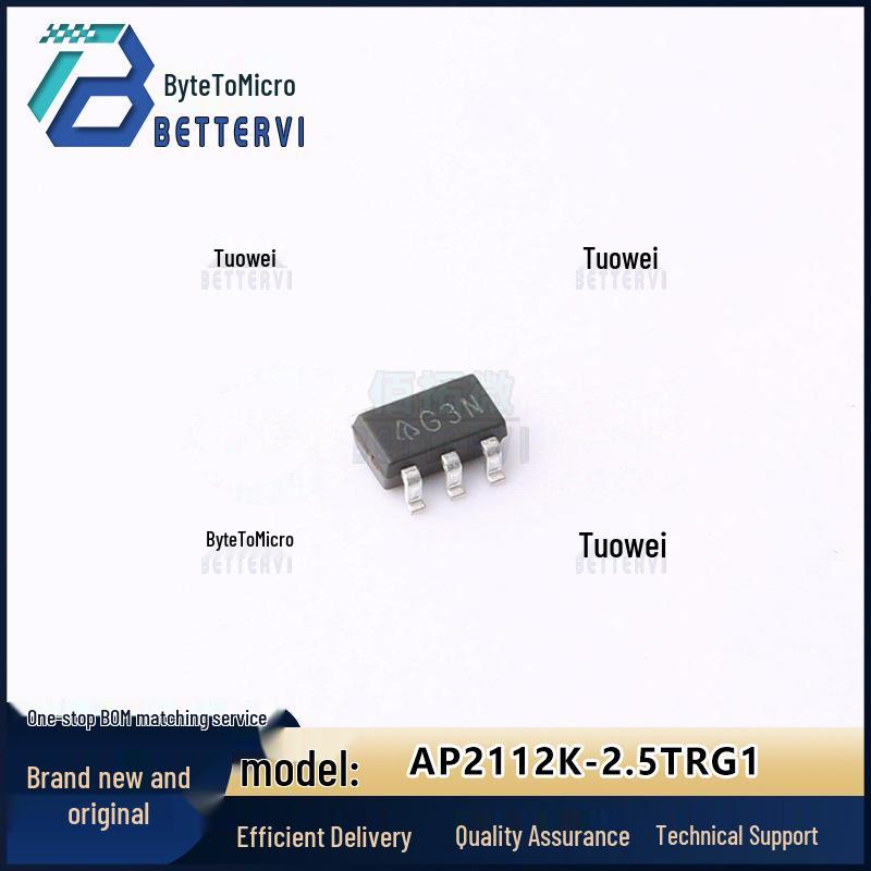 

Authentic DIODES AP2112K-2.5TRG1 SOT-25 Linear Regulator (LDO)