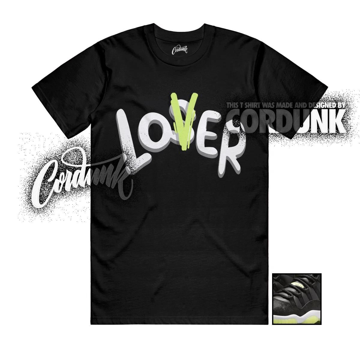 11 Inner Beast GS Barely Volt Dark Raisin White Black T Shirt Match LOVER L