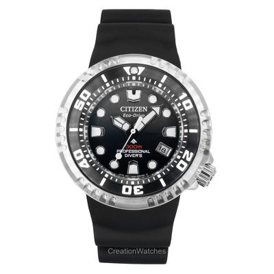 Promaster Гумовий Ремінець Чорний Циферблат Eco-Drive Дайверський BN1024-01E 300M Чоловічий Годинник