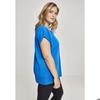 T-shirt femme grandes tailles - Urban Classic - Bleu fluo - Manches longues - 100% coton - Coupe large