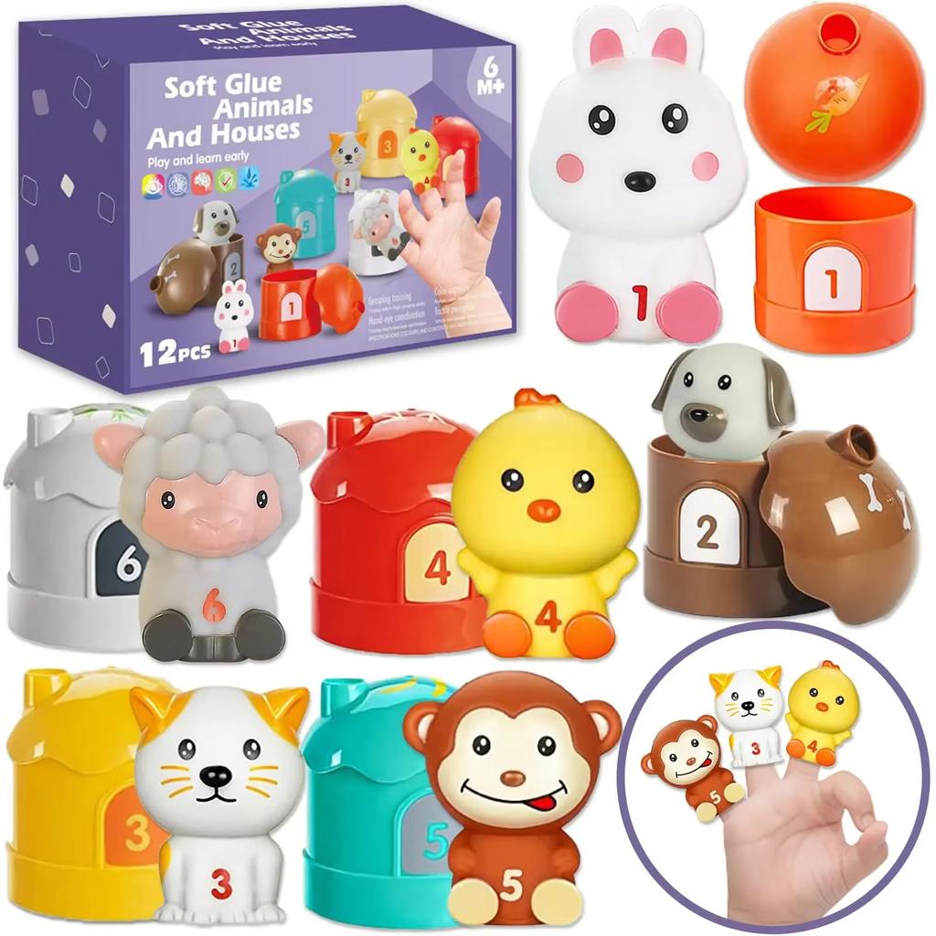 Matching & Sorting Sensory Development Fine Motor Skills Training Cognitive Education Toys for Toddler Boys Girls Birthday