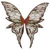 Glittery Butterfly Wings Costume Props - Elastic Strap Gold Stamp Decorated for Themed Party & Photography