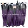 20-Piece Eye Makeup Brush Set - Includes Eyeshadow & Blush Brushes - Complete Beauty Tools Collection