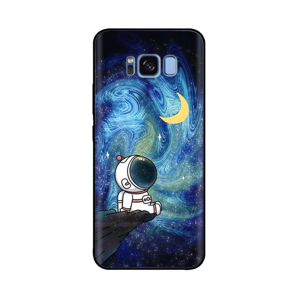 For Samsung Galaxy S8 Plus Phone Case Heart-Butterfly Funda For Samsung S8 S8Plus Cases Liquid Silicone Bumper GalaxyS8 Shells
