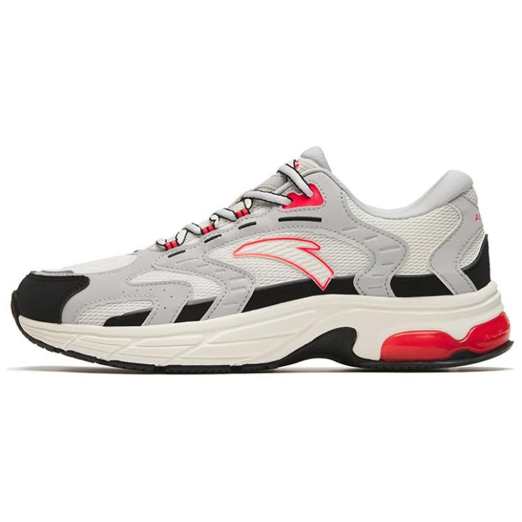 

New Anta Anti Slip Wear Resistant Low Top Running Shoes Men s White Gray Black 112315503-3 42