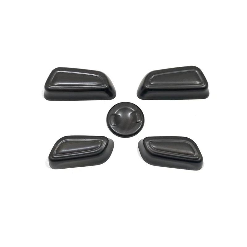 ABS Plastic Seat Adjustment Switch Button Cover Trim Car Interior Accessories Decoration 5Pcs For Toyota Sienna