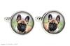 French Bulldog, Frenchie - cufflinks in a box, handmade jewelry, product of the Art-Dog brand