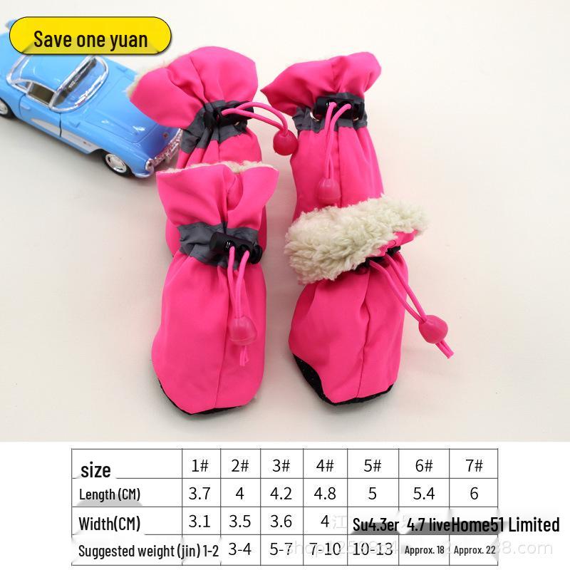 Anti-Drop Soft Sole Dog Shoes for Small & Medium Dogs - Secure Fit for Spring & Autumn