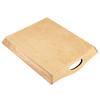 Wooden Serving Tray Plate for T Set Fruits Candies Food Towel (Dark Color)