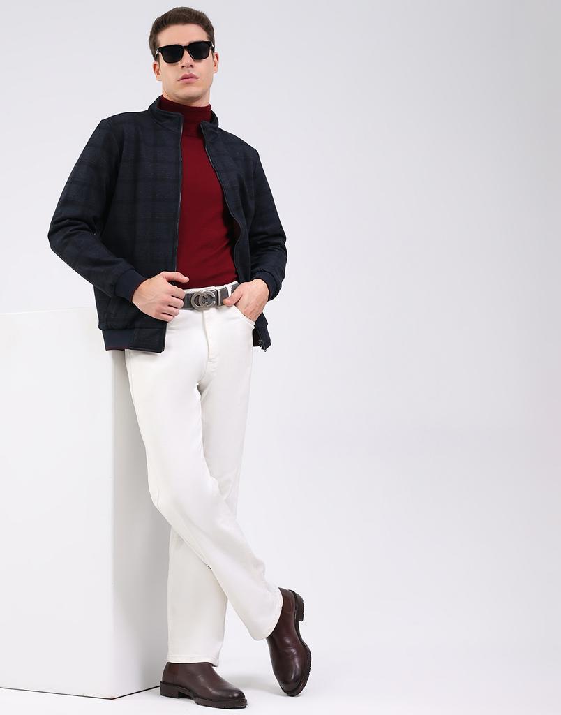 Monte Carlo Men's Mock Neck Full Sleeve Jacket