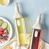 1Pcs Wine Pourer Glass Oil Bottle Kitchen Tool with Label Seasoning Sauce Bottle 500ML Leakproof Oil Dispenser Olive Oil Liquor