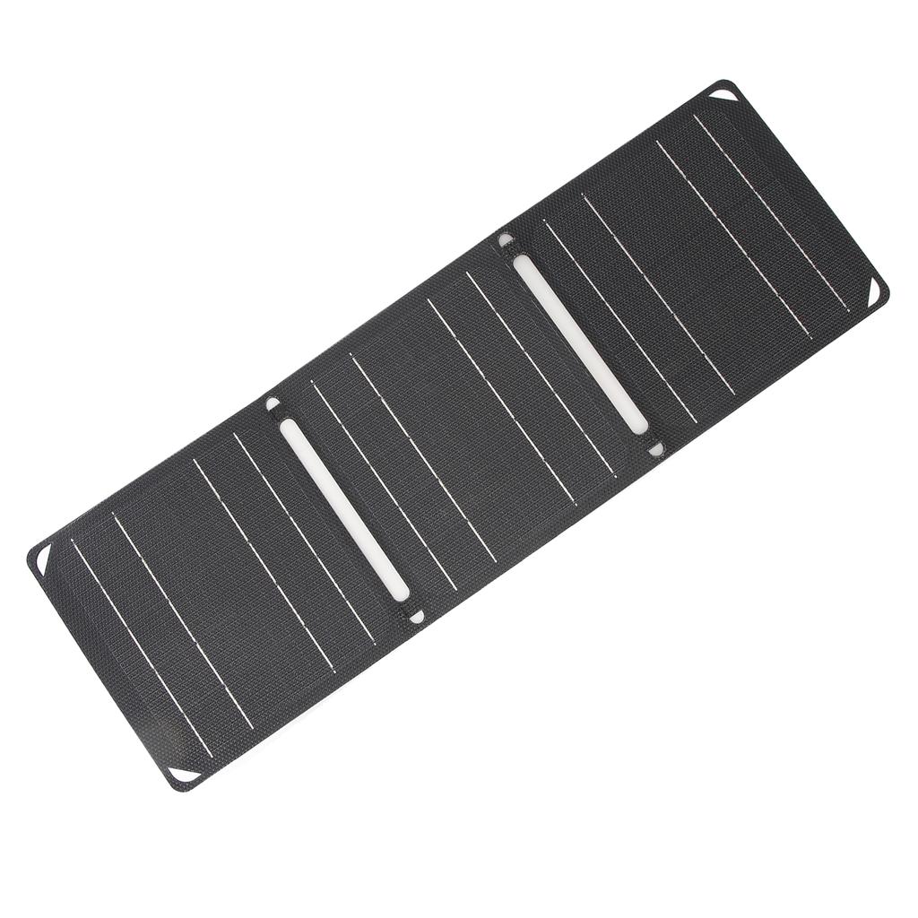 Faltbares Solarpanel 20W IPX4 Wasserdichtes Tragbares Ladegerät 5V 9V 2A mit 2 USB-Ausgängen für Outdoor