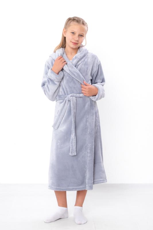 Szata (dziewczyny) – Szlafrok z kapturem, Miękki frotte, Półsezonowy 6390-034-5 HC