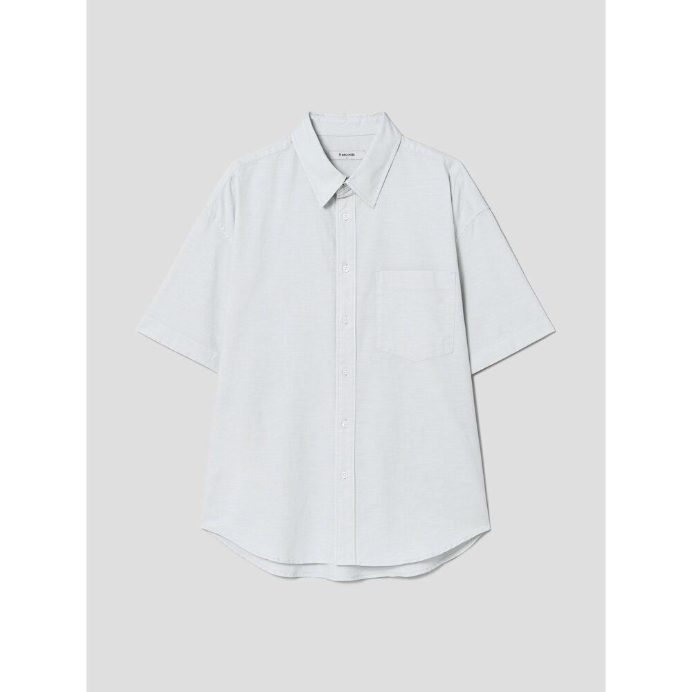 8SECONDS Oxford Oversized Short Sleeve Shirt Light Green