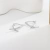 New Trendy Jewelry Simply Earrings Unique Geometry Earrings For Women Gift Earings Fashion Jewelry Korean Silver Color Earrings