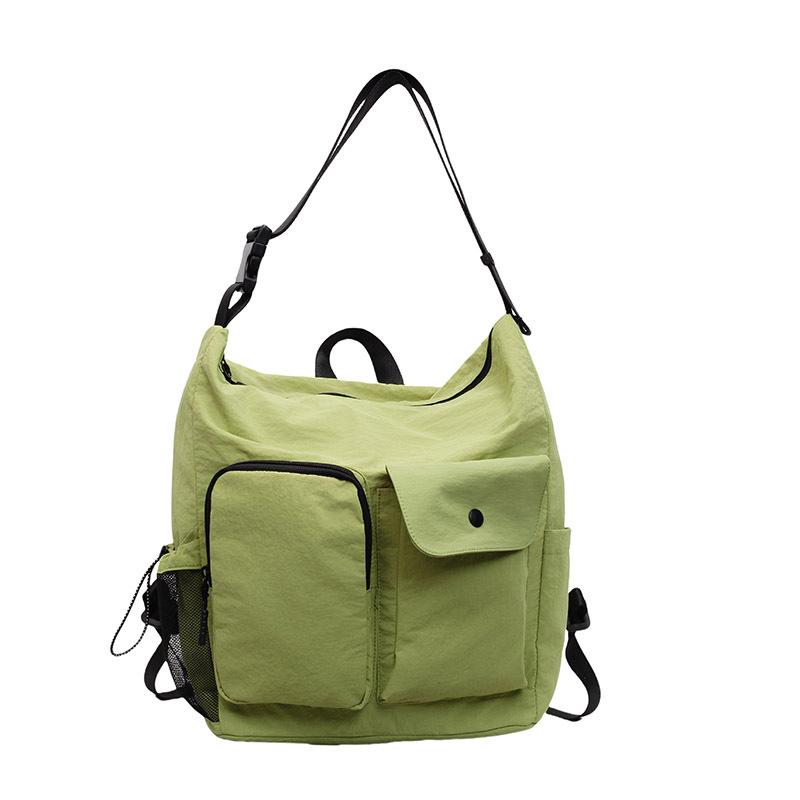 

Nylon cloth bag new versatile multi-functional go out backpack simple and lightweight shoulder tote bag
