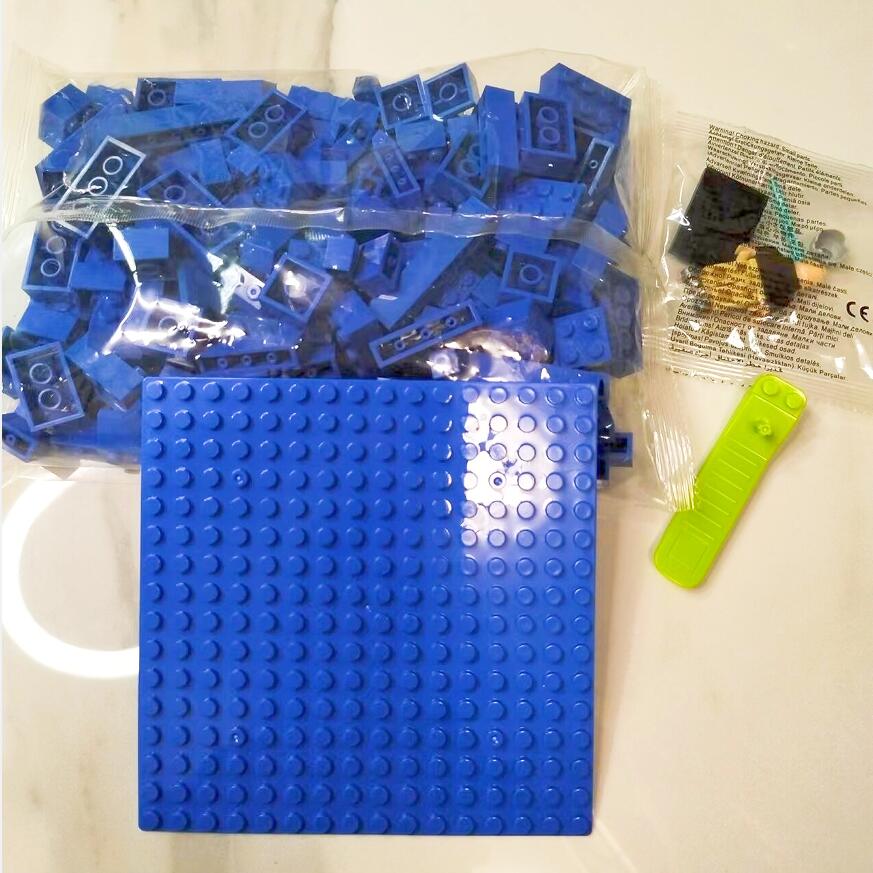 Dětské hračky Stavebnice Dárkový talíř Figurka 260g Asi 200ks Puzzle DIY pro děti 16 barev/smíšené barvy/chlapecký/dívčí styl